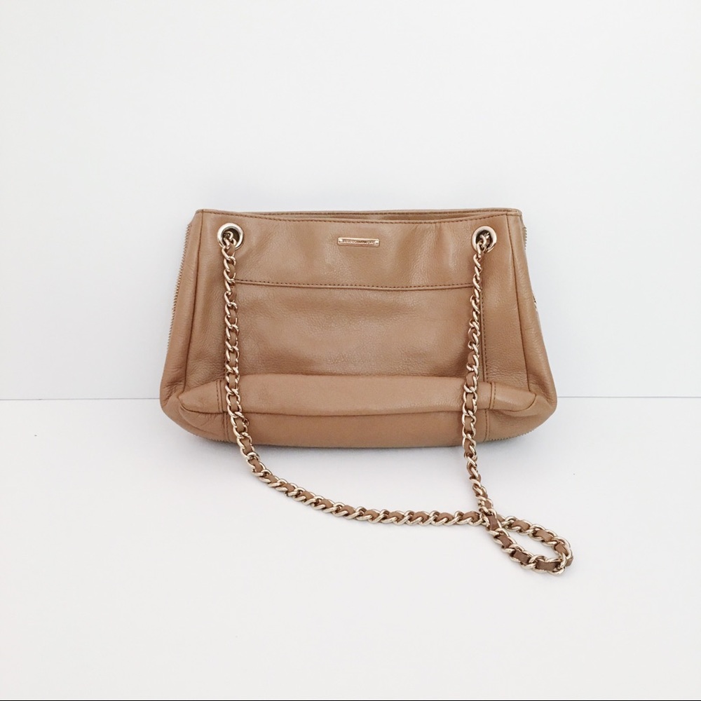 Rebecca Minkoff tan brown purse